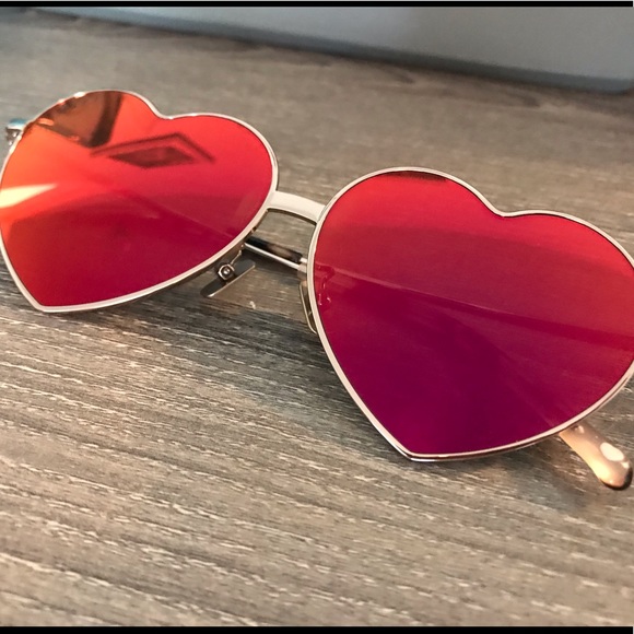 Diff Eyewear Accessories - New Heart-Shaped Sunglasses (never worn)